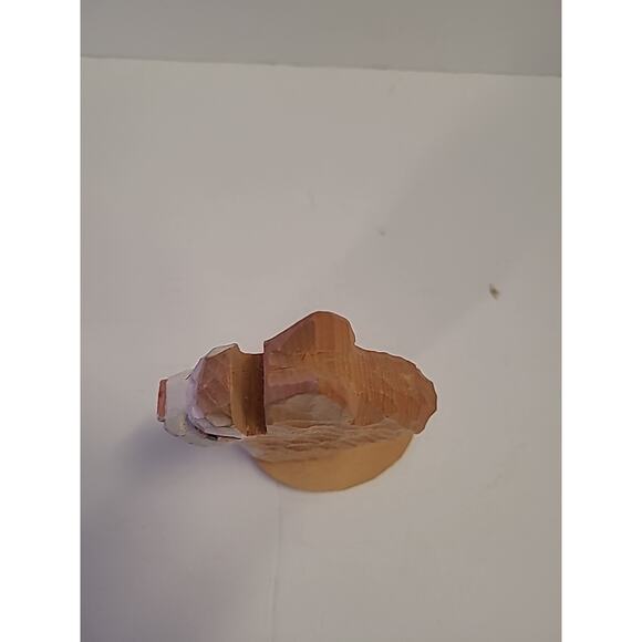 Peepers Eyeglass Holder Cat Kitty Kitten Orange Tabby Wood Hand Carved - Picture 9 of 10